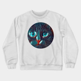 Caring mycat, revolution for cats Crewneck Sweatshirt